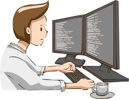 clip-art of human programmer